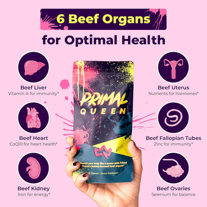 Primal Queen Optimized Beef Organ Superfood Supplement
