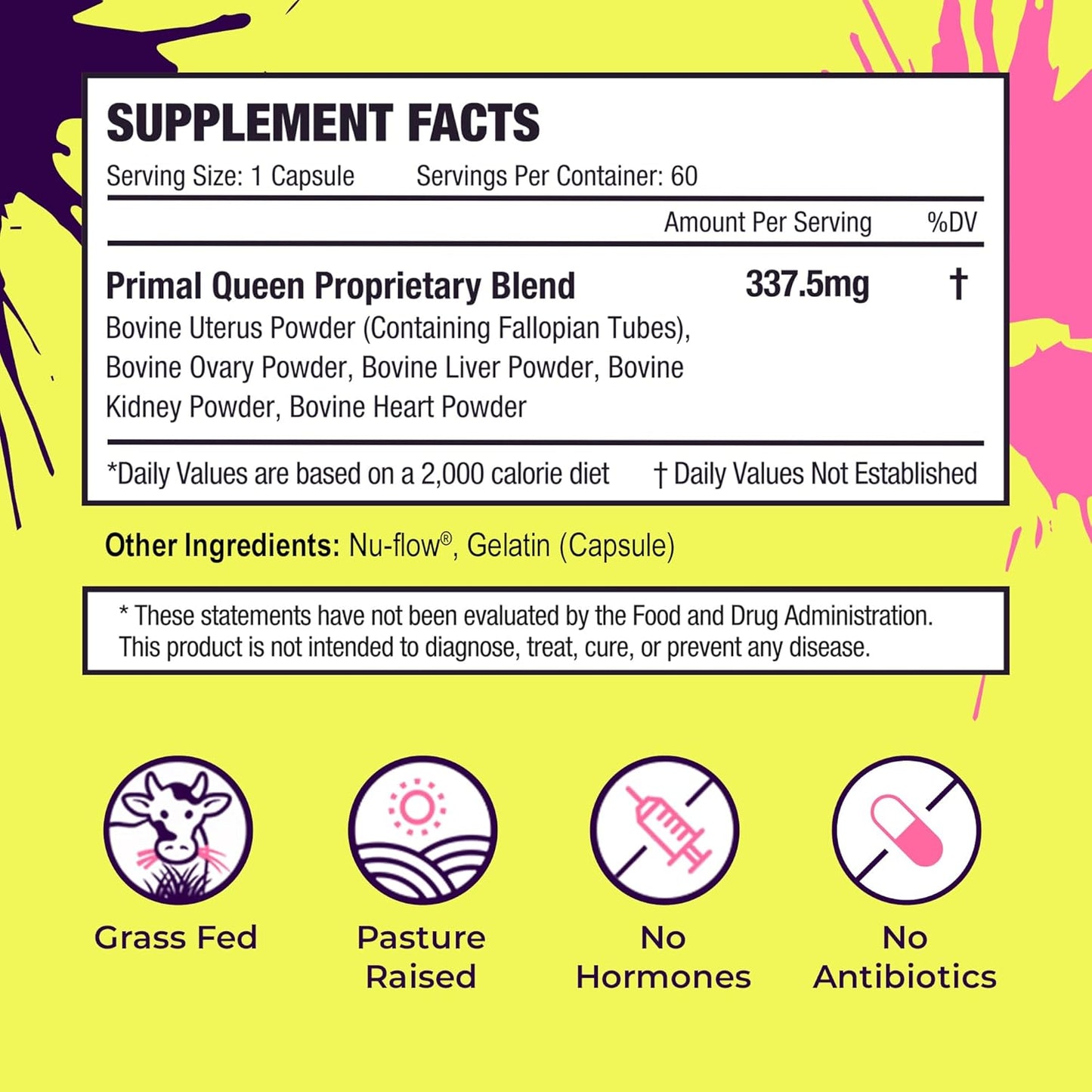Primal Queen Optimized Beef Organ Superfood Supplement